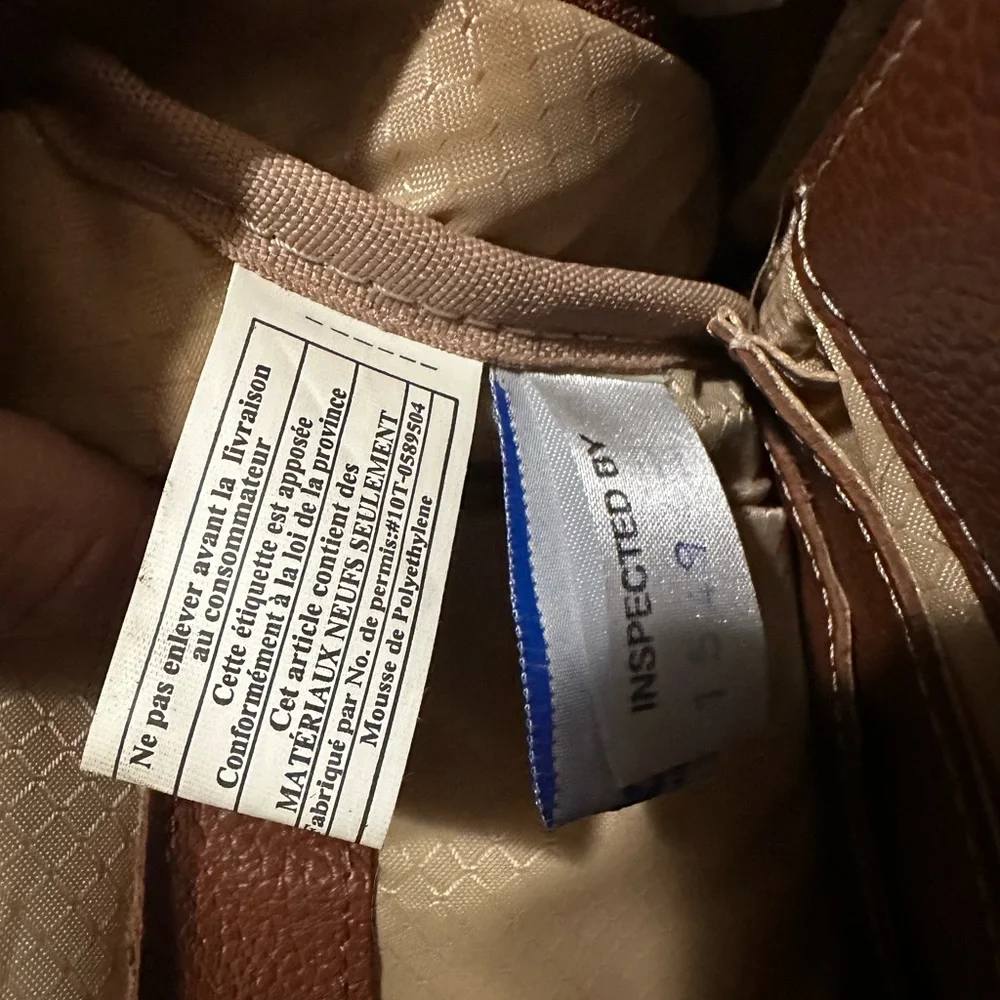 Mcklein Montclare leather laptop and tablet briefcase in a brown color